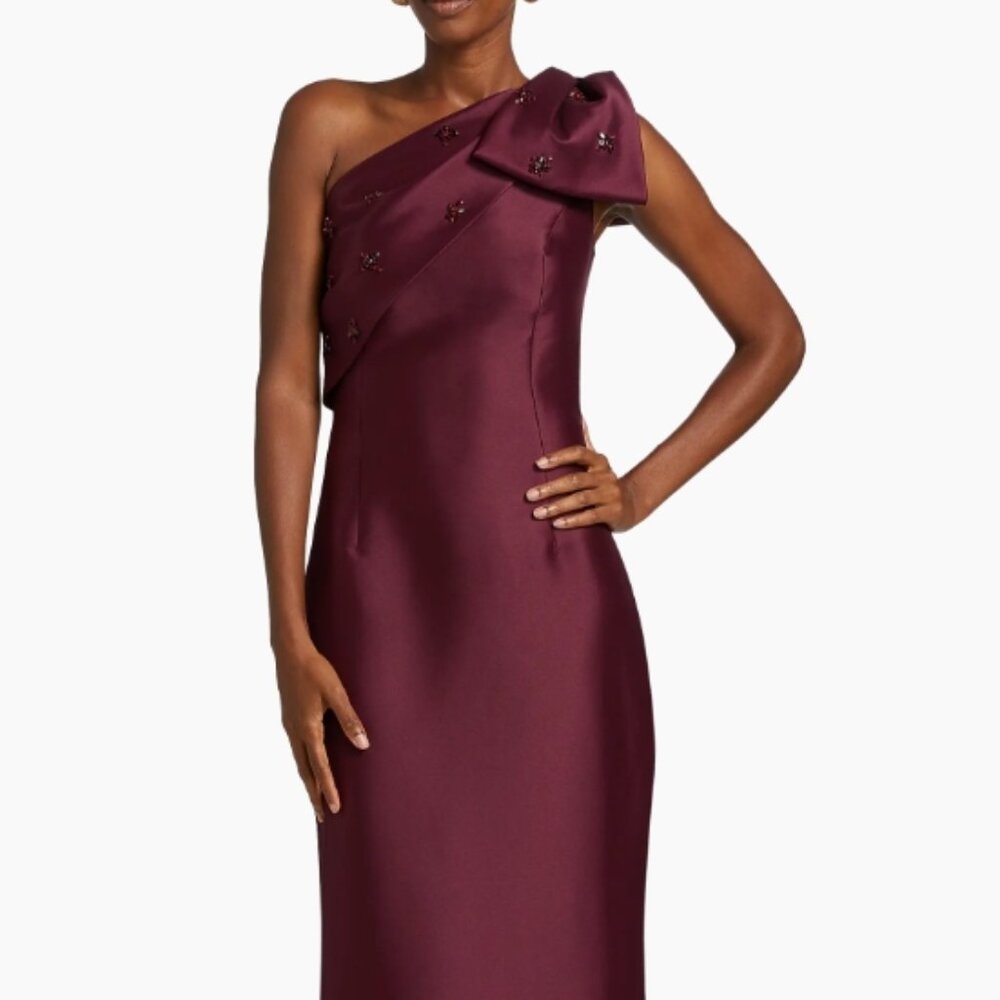 Sachin & Babi Olivia Gown in Malbec